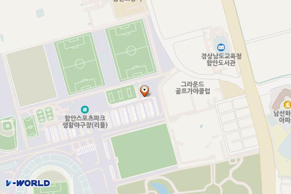 스포츠타운 전기충전소 위치 지도 — 경상남도 함안군 가야읍 도항리 260-5