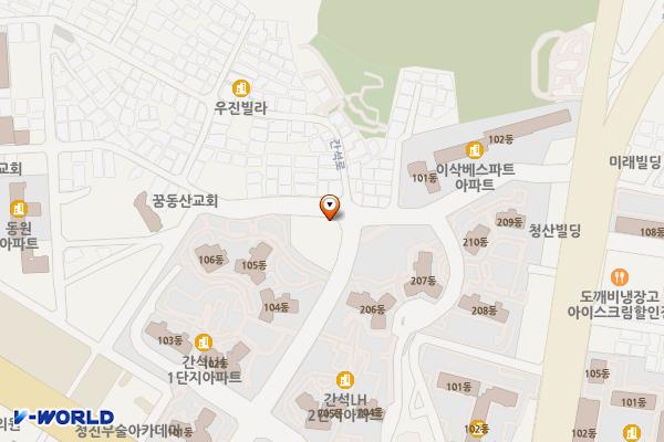 돌산마루 제1호 공영주차장 위치 지도 — 인천광역시 남동구 간석동 940-1