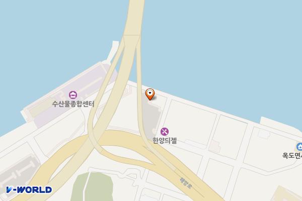 동백대교 인근 공영주차장 위치 지도 — 전북특별자치도 군산시 금동 1-15