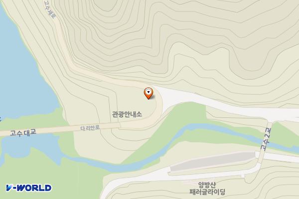 단양관광안내소(단양팔경) 위치 지도 — 충청북도 단양군 단양읍 고수리 145-12