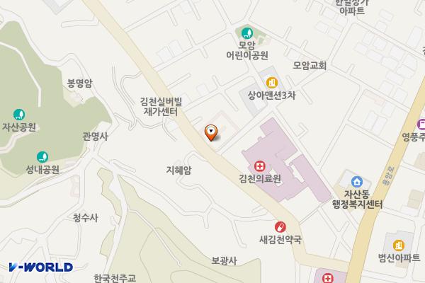 모암2공영주차장 위치 지도 — 경상북도 김천시 모암동 190-7                                              