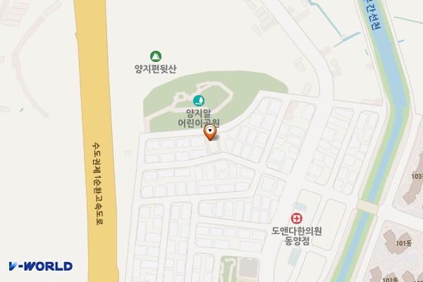 양지말공원(구 동양동1) 위치 지도 — 인천광역시 계양구 동양동 593-2