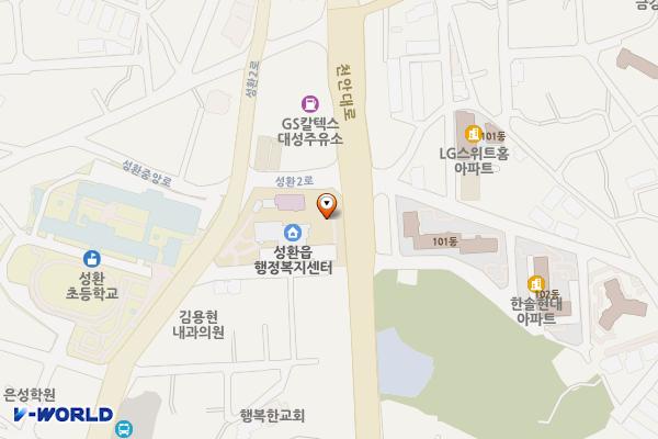 성환읍 행정복지센터 위치 지도 — 충청남도 천안시 서북구 성환읍 성환리 274-26