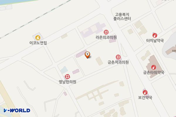 금촌통일시장 공영주차장 위치 지도 — 경기도 파주시 명동길 51