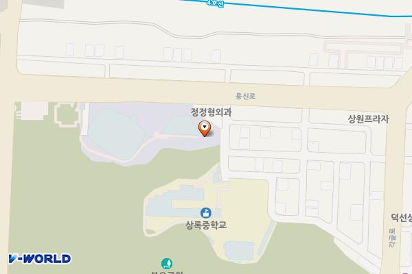 상록수체육관 위치 지도 — 경기도 안산시 상록구 용신로 422 (본오동)