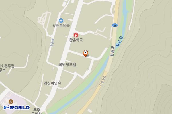 내면복지회관 위치 지도 — 강원특별자치도 홍천군 내면 창촌로 36