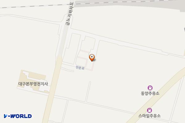 영천시장애인회관 위치 지도 — 경상북도 영천시 금노동 372-14