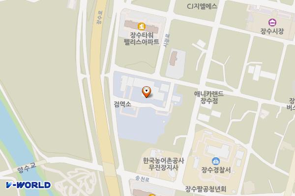 전북동물위생시험소 위치 지도 — 전북특별자치도 장수군 장수읍 장수북동길 25
