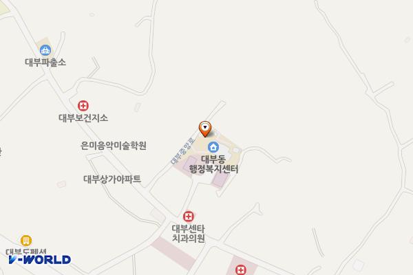 대부동행정복지센터 위치 지도 — 경기도 안산시 단원구 대부북동 464