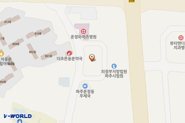 운정 광역보건지소 위치 지도 — 경기도 파주시 금바위로 44
