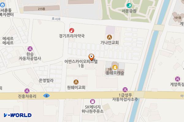 작전서운 공영주차장 위치 지도 — 인천광역시 계양구 작전동 679-12