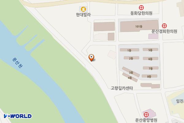 문산4 공영주차장 위치 지도 — 경기도 파주시 문산읍 문산리 148-2