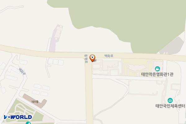 태안군 교육문화센터 충전소 위치 지도 — 충청남도 태안군 태안읍 백화로 180