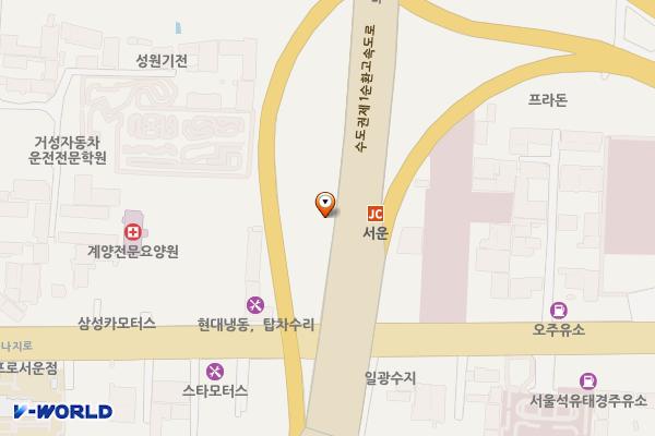 서운동 공영 차고지 위치 지도 — 인천광역시 계양구 아나지로 529-1 (서운동)
