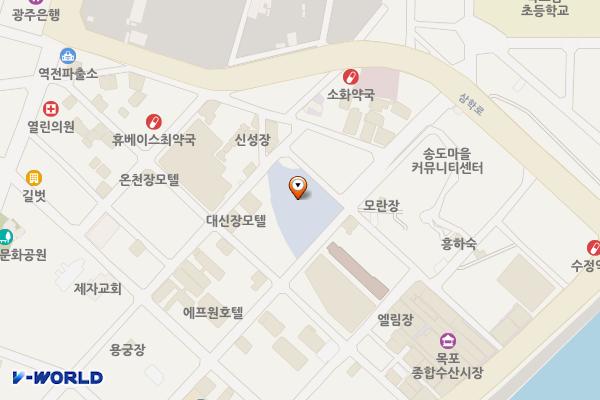 목포건어물젓갈센터 위치 지도 — 전남광주통합특별시 목포시 수강로12번길 41