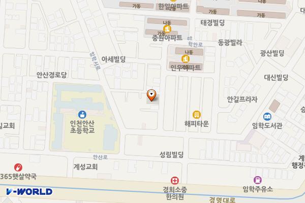 임학골(구 학산길) 위치 지도 — 인천광역시 계양구 임학동 46-32