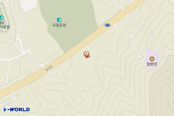 화물공영주차장 위치 지도 — 충청남도 청양군 청양읍 교월리 189-2