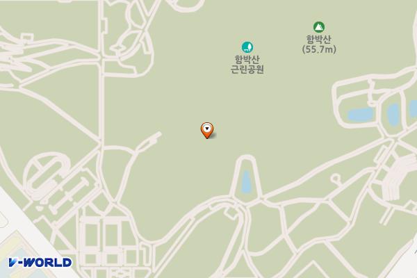 함박산중앙공원-스포츠필드 주차장 위치 지도 — 경기도 평택시 고덕로 339