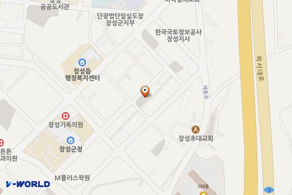매화2-2주차장 위치 지도 — 전남광주통합특별시 장성군 장성읍 영천리 792-19