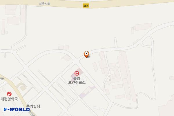 양주시 봉암리 복지회관 주차장 위치 지도 — 경기도 양주시 은현면 봉암14길 7