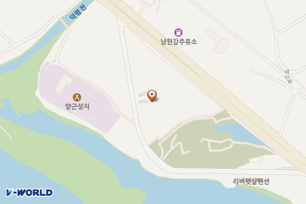 양평생활문화센터 주차장 위치 지도 — 경기도 양평군 양평읍 물안개공원길 38