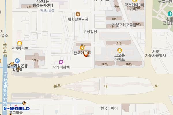 봉오대로(구 봉오대로691번길) 위치 지도 — 인천광역시 계양구 작전동 862-21