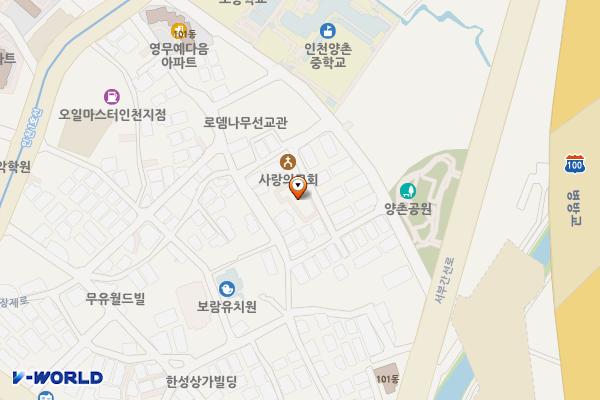 병방동 양촌 주차장 위치 지도 — 인천광역시 계양구 병방동 82-14