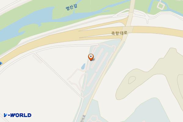 메타랜드 후문 주차장 위치 지도 — 전남광주통합특별시 담양군 담양읍 학동리 36-3
