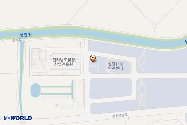 강진산업단지 관리사무소 위치 지도 — 전남광주통합특별시 강진군 성전면 강진산단로1길15