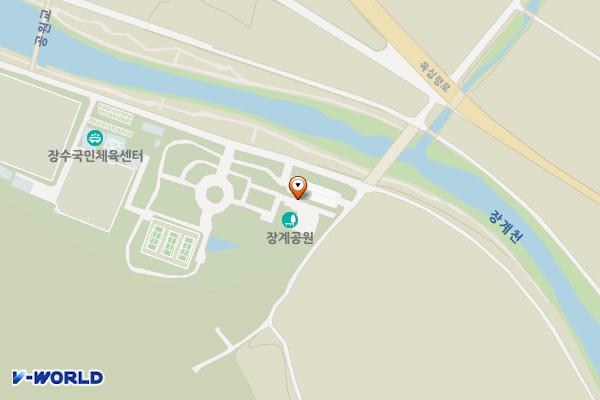 장계국민체육센터 위치 지도 — 전북특별자치도 장수군 장계면 체육공원길 54