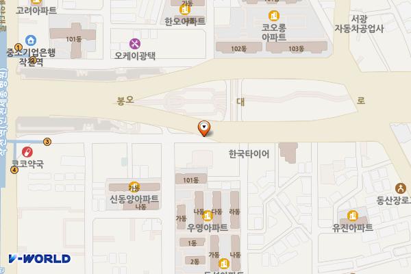 작전역 환승 동쪽(남측) 위치 지도 — 인천광역시 계양구 작전동 887