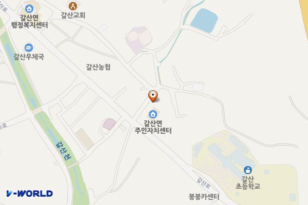노동마을회관 옆 주차장 위치 지도 — 충청남도 홍성군 갈산면 상촌리 167-11