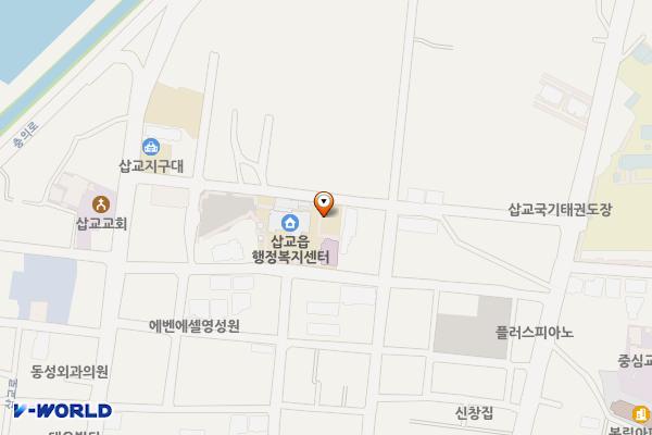 삽교읍행정복지센터 위치 지도 — 충청남도 예산군 삽교읍 두리3길 33