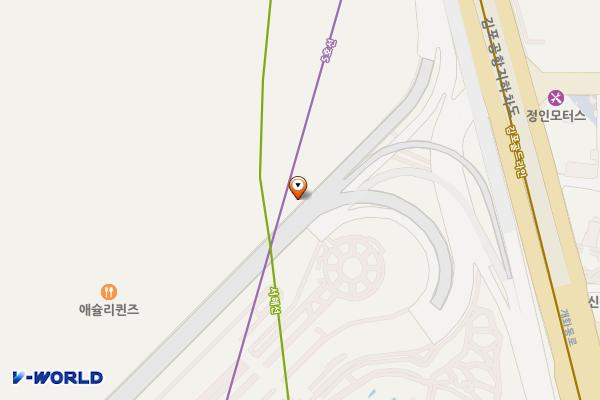 김포공항 국제선 주차빌딩 위치 지도 — 서울특별시 강서구 하늘길 지하77