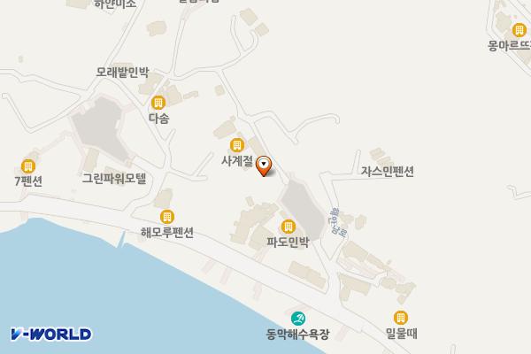 동막해변 노상주차장 위치 지도 — 인천광역시 강화군 화도면 동막리 8-1