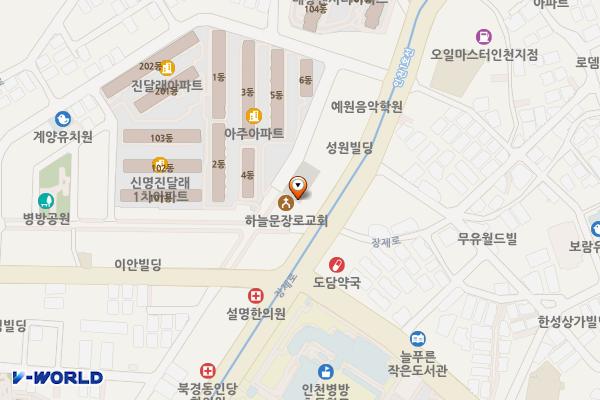 계양산 전통시장(노상) 위치 지도 — 인천광역시 계양구 병방동 413