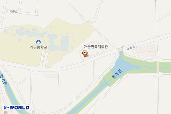 개군면복지회관 주차장 위치 지도 — 경기도 양평군 개군면 부리 444-6