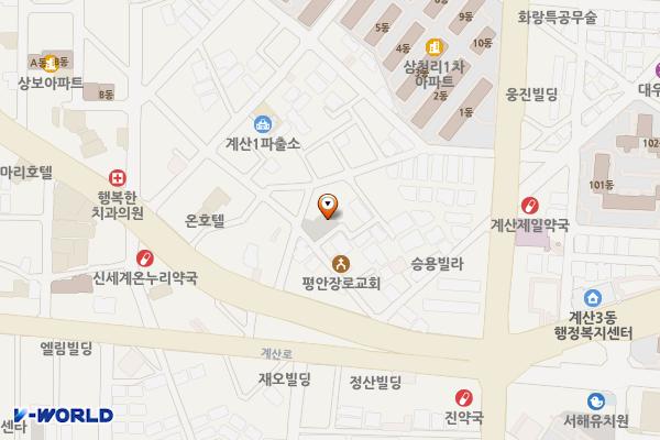계산동 964-10 위치 지도 — 인천광역시 계양구 계산동 964-10