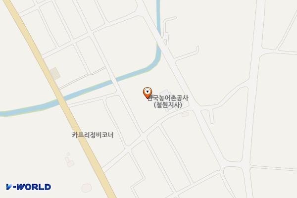한국농어촌공사 철원지사 위치 지도 — 강원특별자치도 철원군 동송읍 이평리 565-8