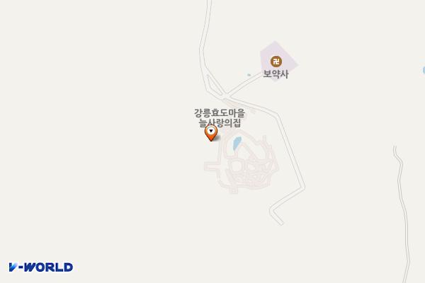 늘사랑의집 위치 지도 — 강원특별자치도 강릉시 강동면 심곡리 3-6