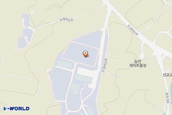 홍천국가항체클러스터 위치 지도 — 강원특별자치도 홍천군 북방면 두개비산로 199-9
