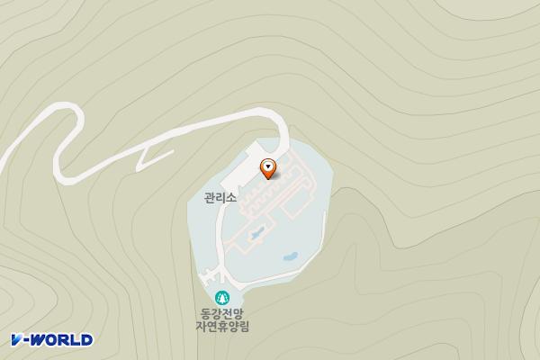동강전망자연휴양림 위치 지도 — 강원특별자치도 정선군 신동읍 동강로 916-212