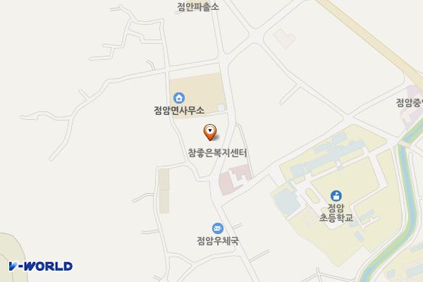 점암면사무소 위치 지도 — 전남광주통합특별시 고흥군 점암면 모룡리 742-6
