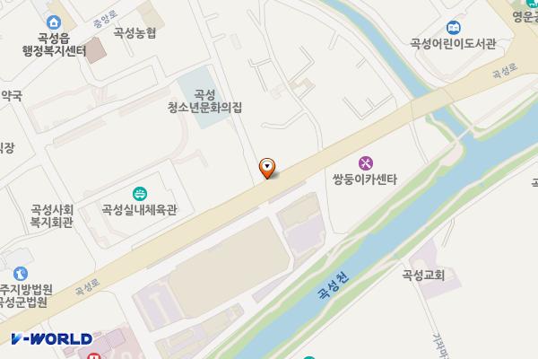 E-share 곡성군다함께돌봄센터 위치 지도 — 전남광주통합특별시 곡성군 곡성읍 읍내리 198