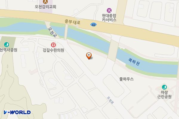 마장택지지구 공영주차장1 위치 지도 — 경기도 이천시 오천로 17