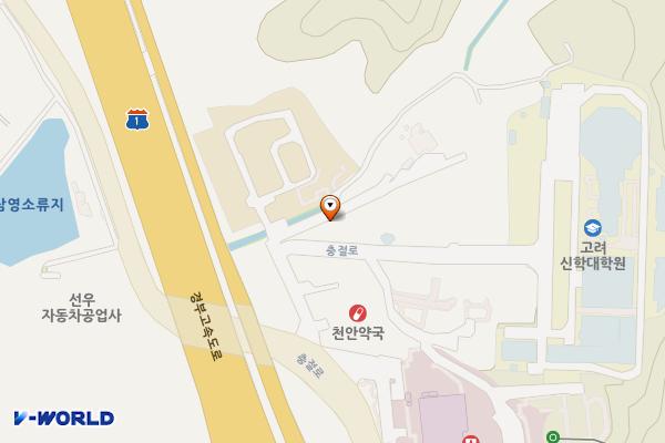 충남시각장애인복지관 위치 지도 — 충청남도 천안시 동남구 삼룡동 66-3