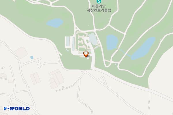 광산CC 위치 지도 — 전남광주통합특별시 광산구 오목내길 26