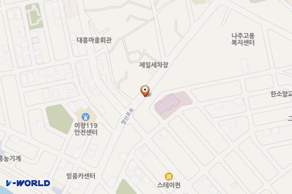 나주시보건소 위치 지도 — 전남광주통합특별시 나주시 이창동 476