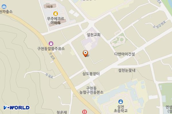 삼도봉 문화장터 위치 지도 — 전북특별자치도 무주군 설천면 소천리 904-25