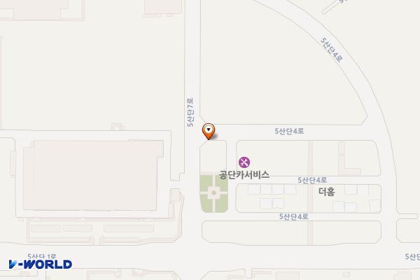천안제5일반산업단지(확장) 공영주차장 위치 지도 — 충청남도 천안시 동남구 수신면 신풍리 574
